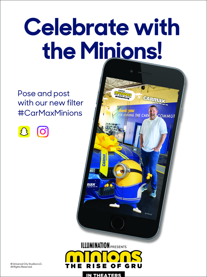 Minions partnership app poster