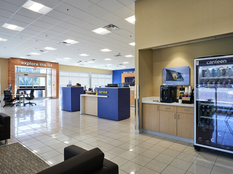 Inside our CarMax retail location