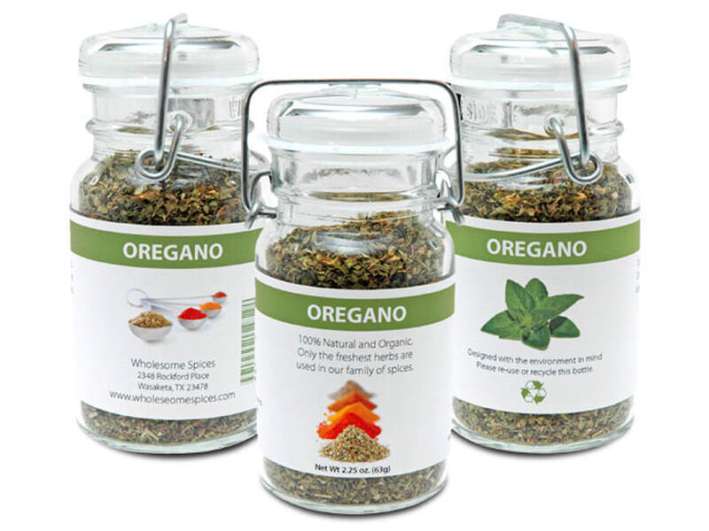 Personal project exploring spice label/packaging design.